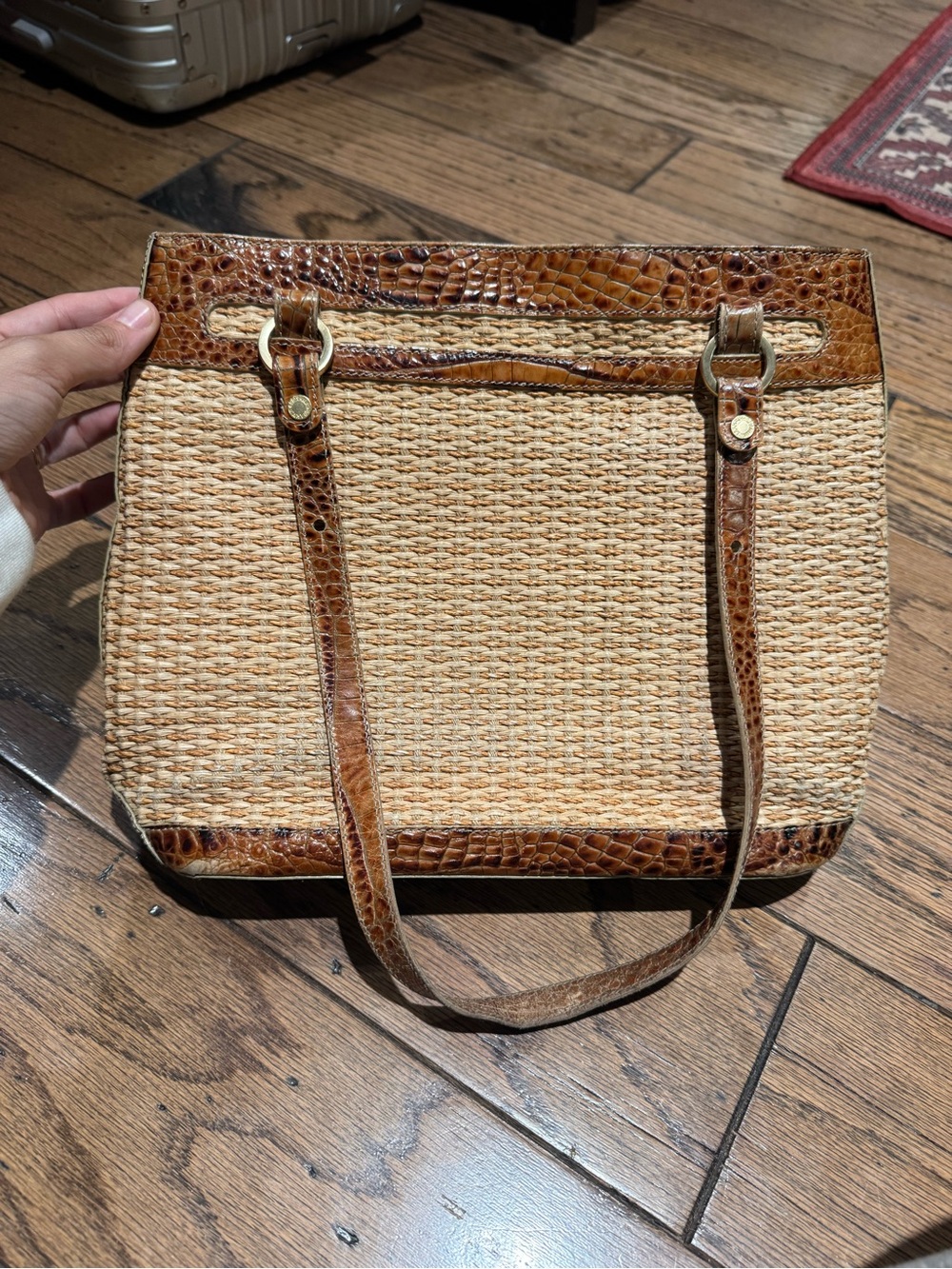 Brahmin Raffia Tote - Picture 5 of 8
